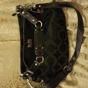 COACH Madison OP Art Signature HANDBAG!